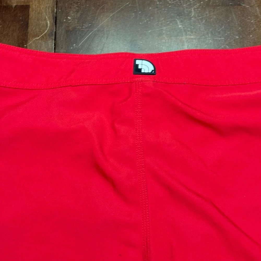 The North Face Board Shorts Mens 36 Red Cargo Pocket Swim Trunks